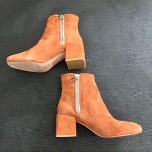 LoQ Lazaro Boots Suede Camel Sz 36